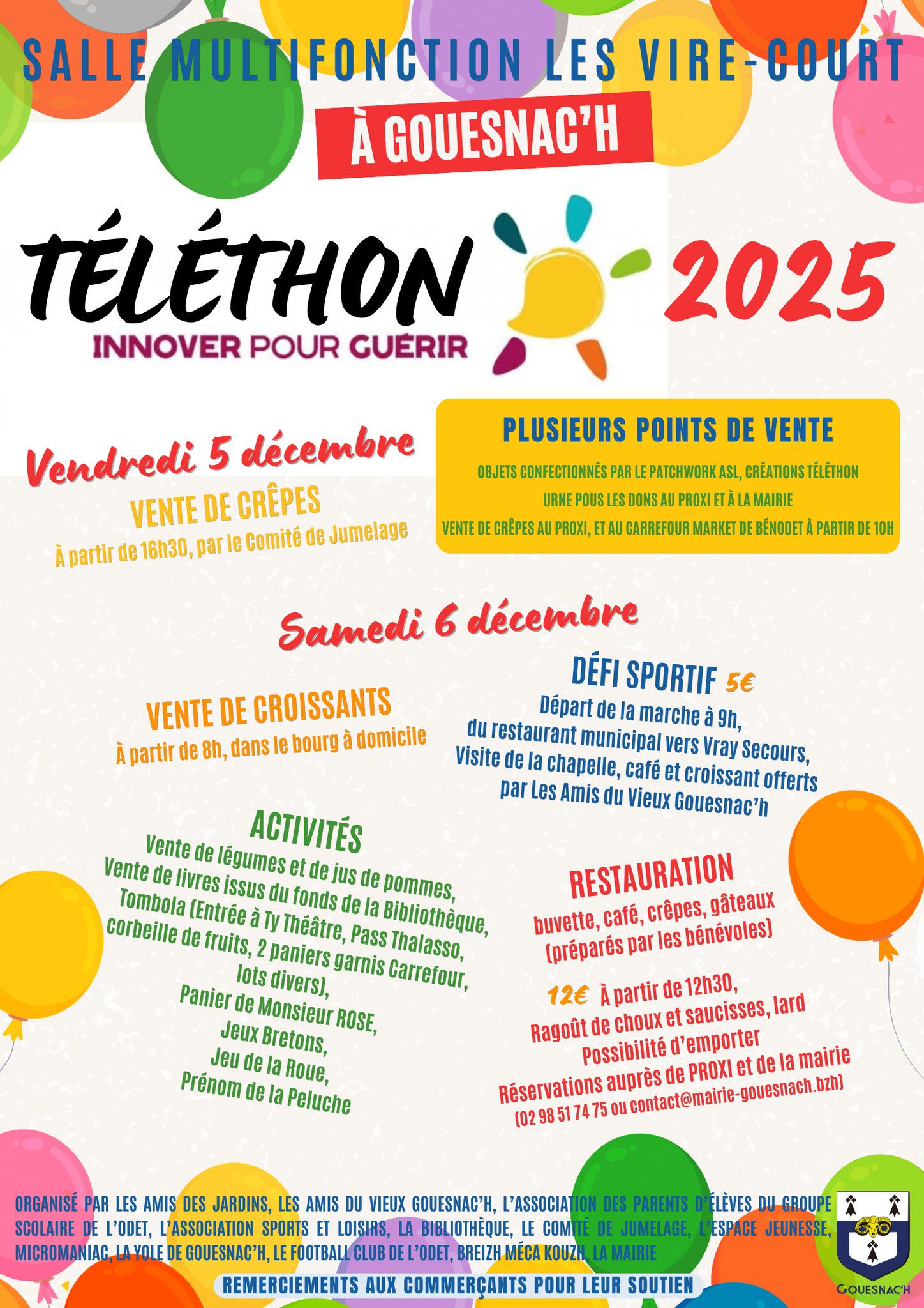 Téléthon 2025, les bénévoles de l’ASL participent